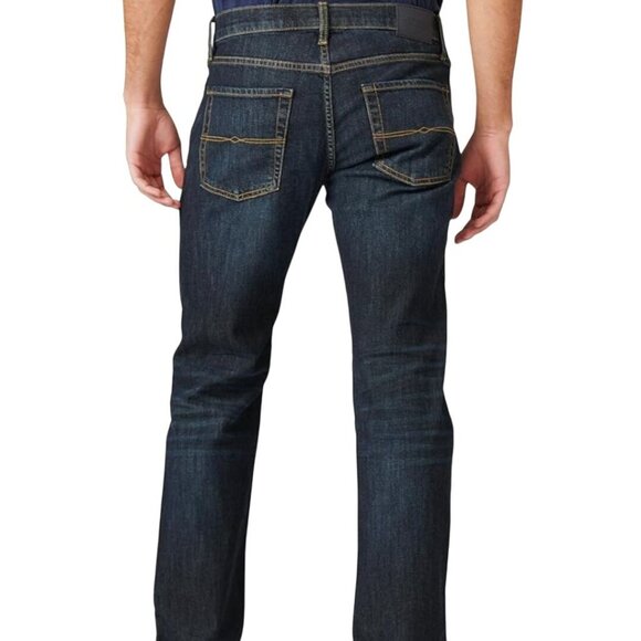 Lucky Brand NWT 221 Straight Fit Dark Wash Jeans 5 Pocket Dark Wash Size 38x32 - Picture 4 of 12